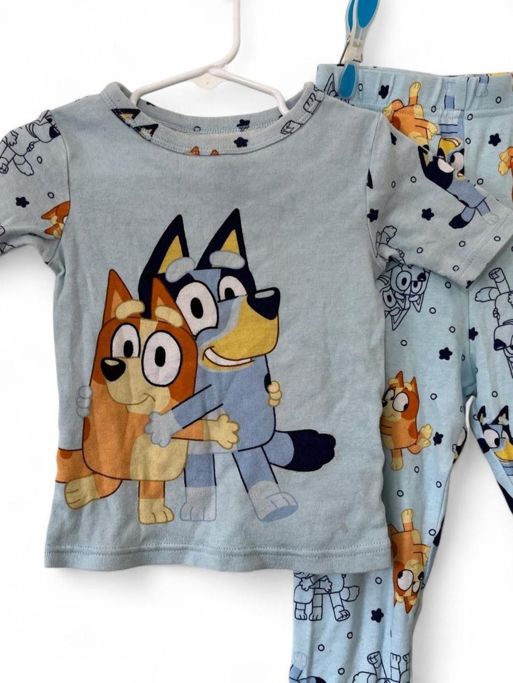Toddler Unisex 4T Bluey 2 Piece Short Sleeve Pajama Set Bluey Bingo Graphic - Picture 3 of 8
